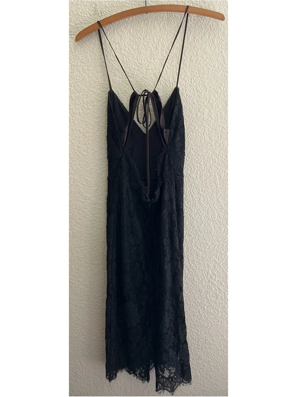 Lulu’s Black Lace Midi Dress Women’s Size XS